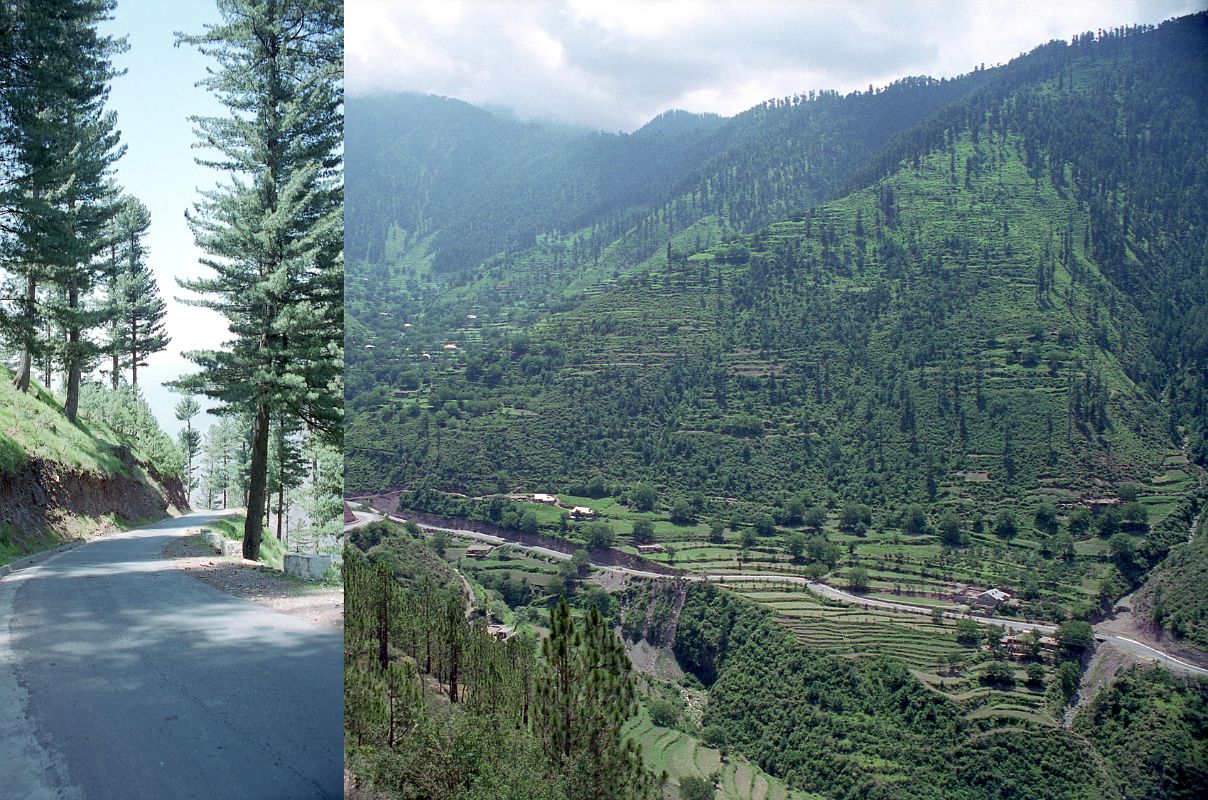 19 Descend From Shogran To Main Road In Kaghan Valley Ilys drives down the road from Sri Paya through Shogran to the rejoin the main road.